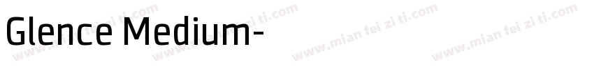 Glence Medium字体转换